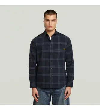 per uomo D23553-D748-H520 Camicia blu navy slim Bristum 2 0 (XL), Casual, Cotone, Manica lunga