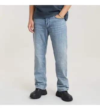 per uomo D23691-D536-G339 Jeans blu dritti regolari Dakota (38/32), Casual, Cotone, Denim