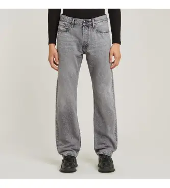 per uomo D23691-D933-H142 Jeans Dakota Regular Straight Grigi (32/30), Casual, Grigio, Denim, Cotone biologico, Sostenibile Pelle