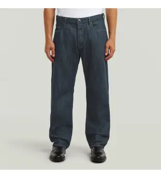 per uomo D23691-E358-D926 Pantaloni Dakota Regular Straight blu navy (26/30), Casual, Cotone