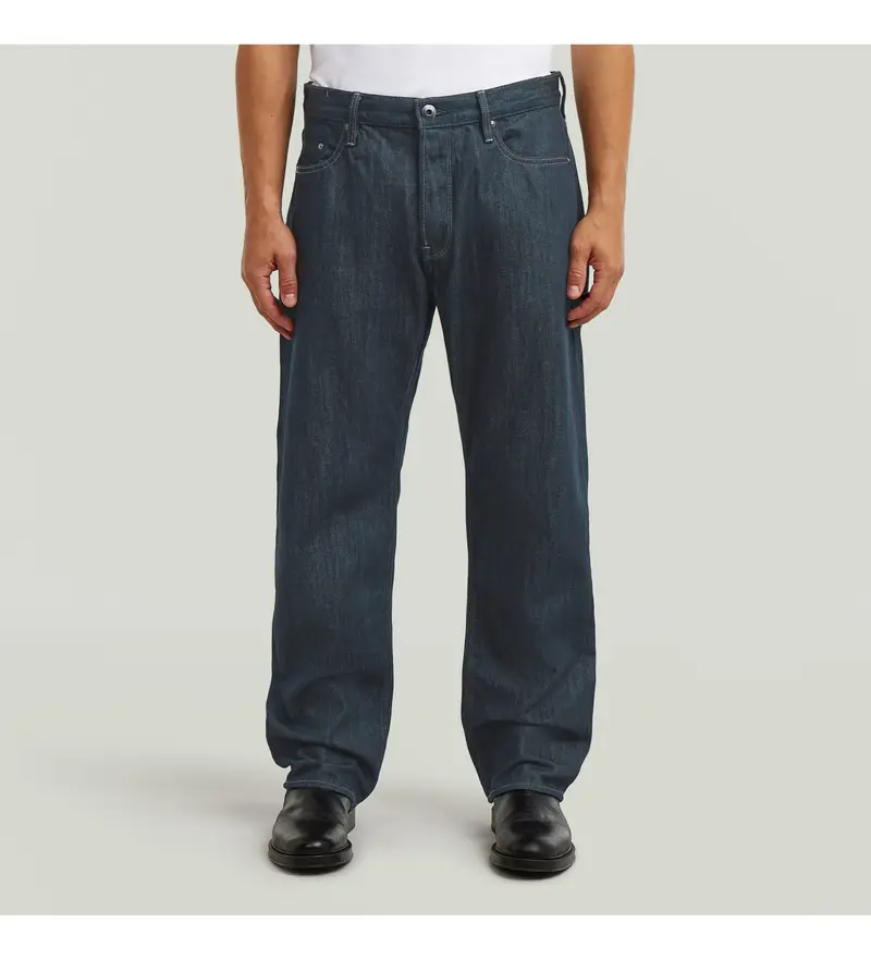 per uomo D23691-E358-D926 Pantaloni Dakota Regular Straight blu navy (28/32), Casual, Cotone
