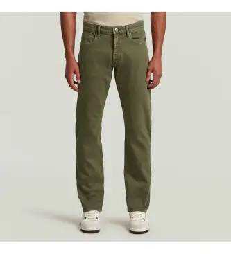 per uomo D23692-D552-H159 Jeans Mosa Straight verdi (36/32), Casual, Verde, Cotone, Denim