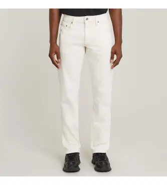 per uomo D23692-D552-H161 Jeans Mosa Straight White (30/32), Bianco, Casual, Cotone biologico, Sostenibile Pelle