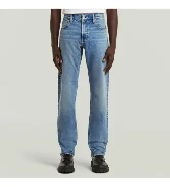 per uomo D23692-D930-H078 Jeans blu dritti Mosa (35/34), Casual, Cotone, Denim