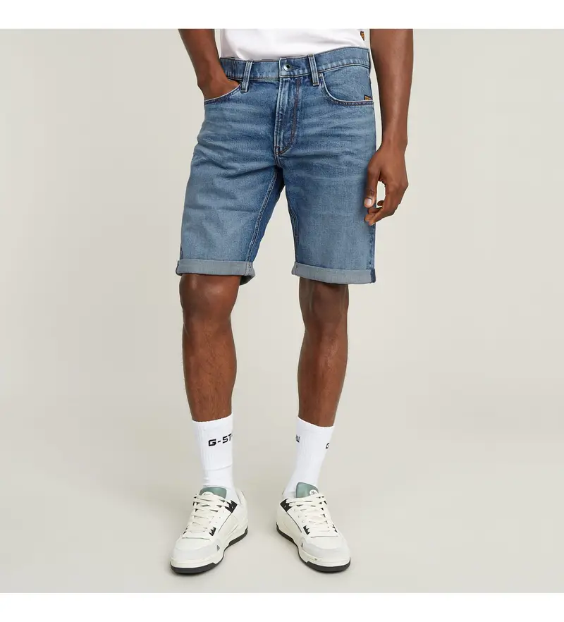 per uomo. D24430-C052-C606 Pantaloncini Blue Mosa (26), Casual, Cotone, Denim Pelle