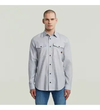 per uomo D24963-C290-H511 Camicia blu navy slim (S), Casual, Cotone, Manica lunga