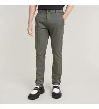 per uomo D25179-C105-1260 Pantaloni chino 3 0 skinny grigi (28/30), Casual, Grigio, Cotone