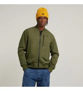 per uomo D25508-D517-B230 Giubbotto bomber tecnico verde (M), Casual, Polister riciclato, Sostenibile