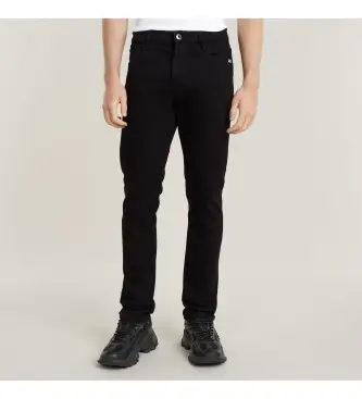 per uomo D25520-D837-A810 Jeans 3301 Slim nero (28/30), Casual, Cotone, Denim