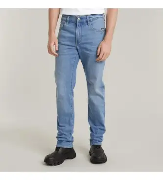 per uomo D25521-D829-424 Jeans 3301 Dritto blu (28/32), Casual, Cotone, Denim