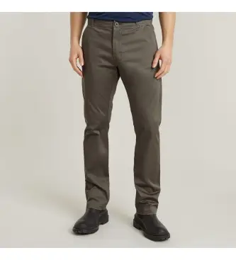per uomo D25547-5126-1260 Pantaloni chino grigi Mosa Straight (38/36), Casual, Grigio, Cotone
