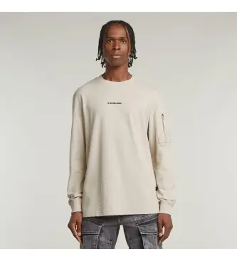 per uomo D26033-D965-1603 Felpa Tweeter a scacchi beige (M), Casual, Cotone biologico, Sostenibile