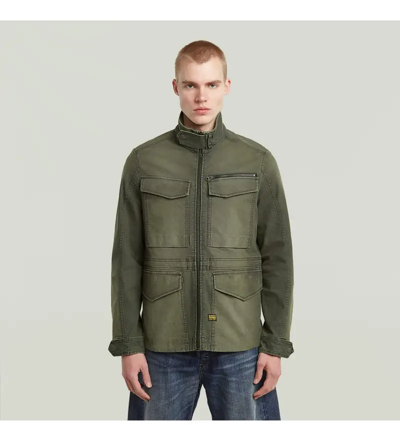 per uomo. D26117-E172-H514 Giacca verde slim Rovic (M), Casual, Cotone