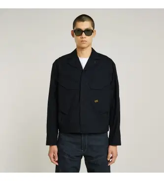 per uomo D26192-D387-C742 Giacca da camionista Rovic blu navy (M), Casual, Cotone