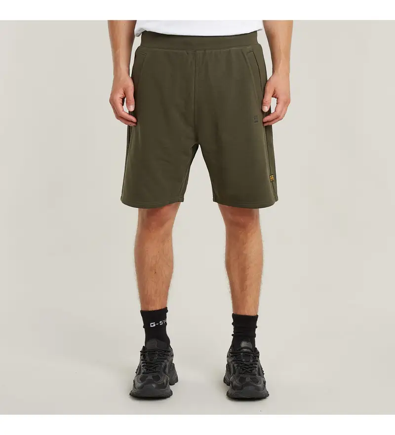 per uomo. D26281-D566-995 Pantaloncini sportivi verdi Nifous (S), Casual, Verde, Cotone biologico, Sostenibile