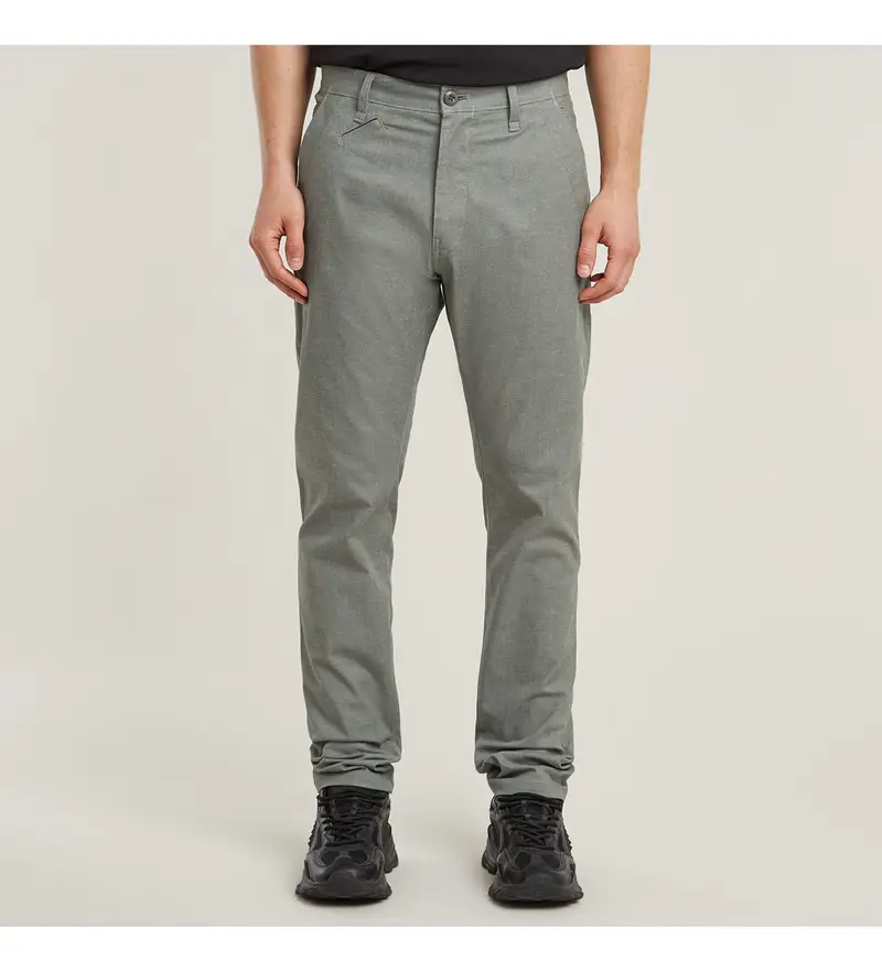 per uomo D26336-D921-H061 Pantaloni chino slim Bronson 3 0 in grigio (28/32), Casual, Cotone