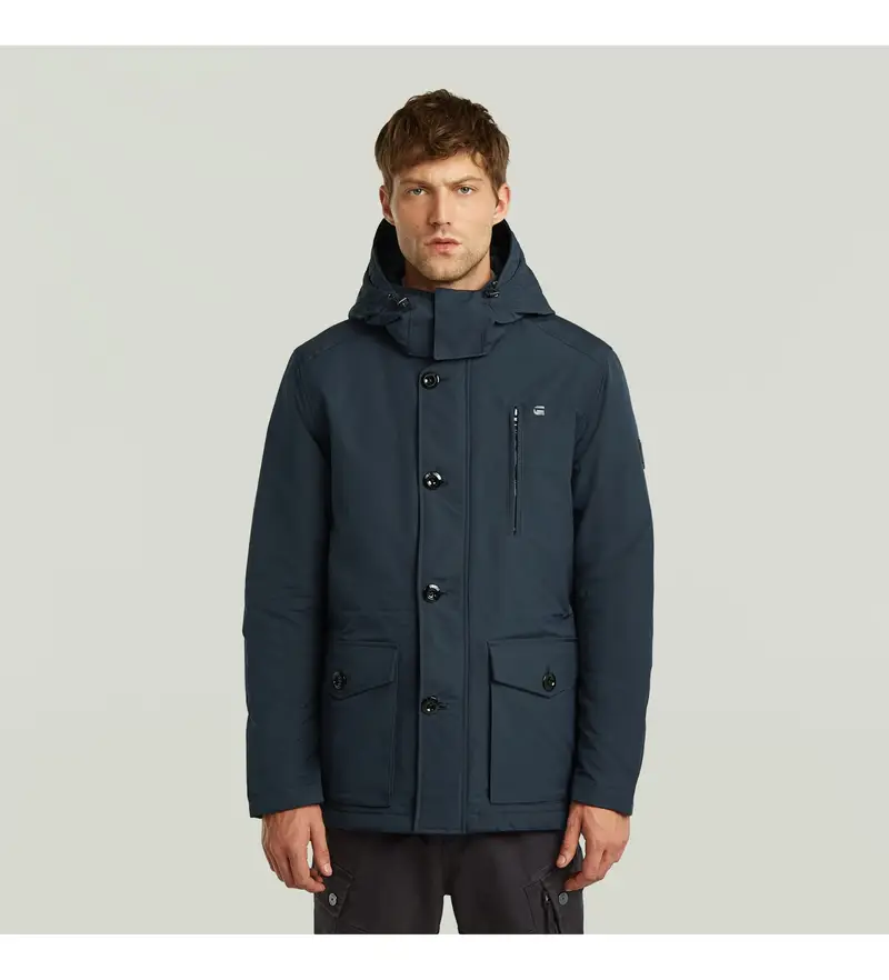 per uomo D26403-D908-C742 Anorak Vodan Pad marine (S), Casual, Poliestere, Navy