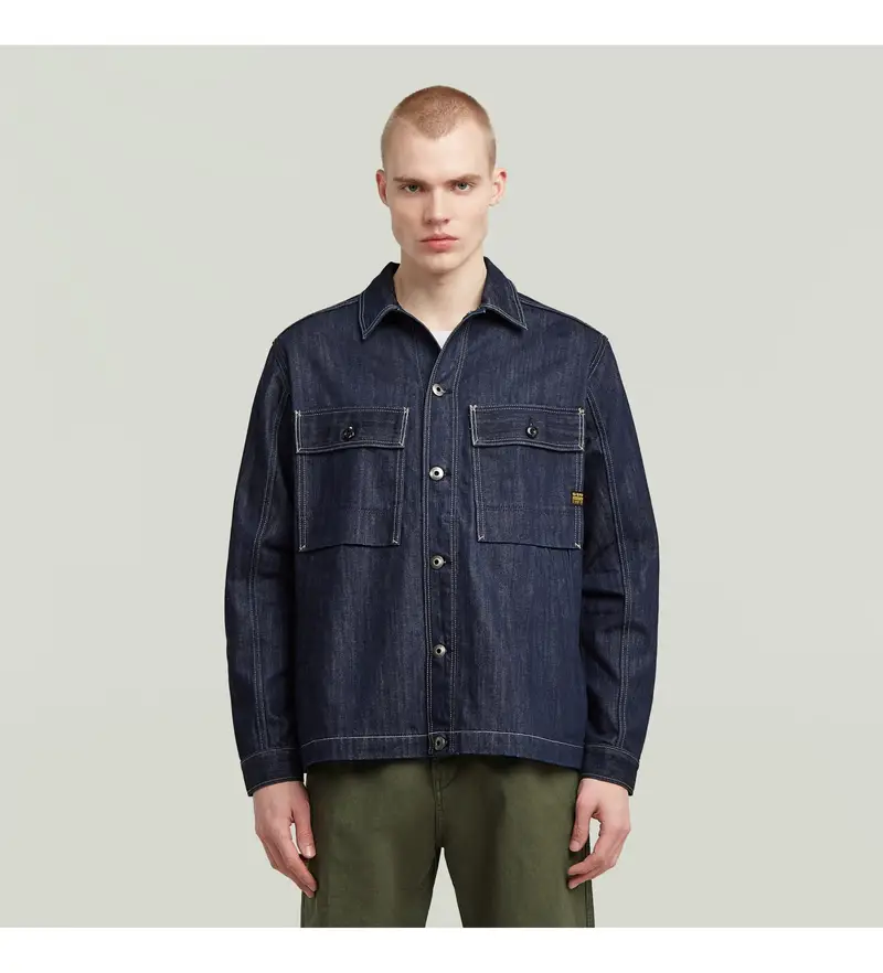 per uomo D26462-D577-D926 Camicia oversize Mosa Neo Navy (M), Casual, Cotone, Manica lunga