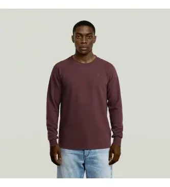 per uomo D26650-D271-1545 Maglia marrone di Jirgi (M), Casual, Granata, Cotone Bordeaux