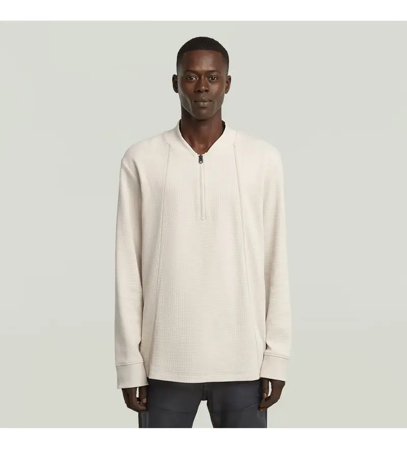 per uomo D26828-E164-1603 Maglietta beige Tweeter (XS), Casual, Cotone, Manica lunga