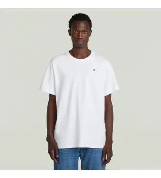 per uomo D26839-C784-H751 Maglietta con stampa fotografica sul retro bianco (XS), Casual, Cotone, Manica corta