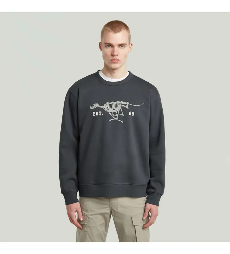 per uomo D27095-D733-H392 Maglia grigia con schiena da cane da corsa (L), Casual, Grigio, Cotone