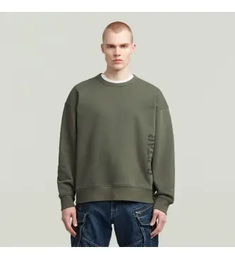 per uomo D27096-E124-1260 Felpa grigia spruzzata 89 (M), Casual, Grigio, Manica lunga, Cotone biologico, Sostenibile