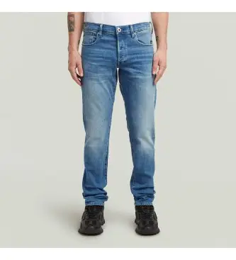 per uomo D27280-B631-A795 Jeans 3301 Regular Tapered blu (30/32), Casual, Denim, Cotone biologico, Sostenibile