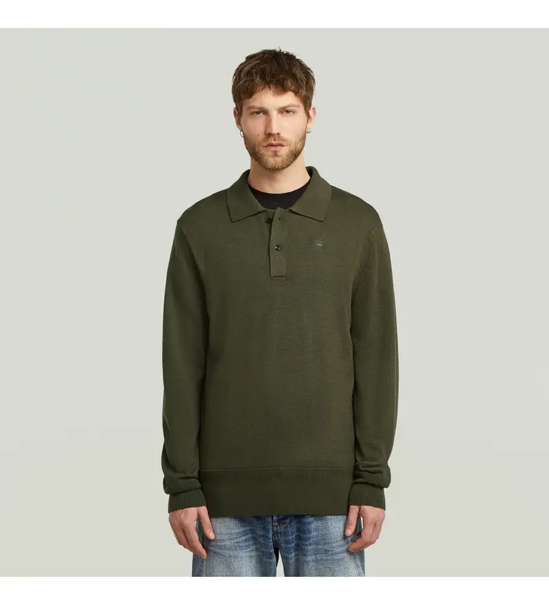 G-Star Polo Uomo Verde 3538420