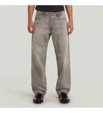 per uomo D27736-D490-H485 Jeans grigi dritti e rilassati Deeggie (30/32), Casual, Grigio, Cotone, Denim