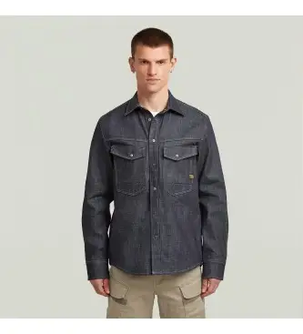 per uomo D27800-D945-001 Camicia Dakota Regular Navy (XS), Casual, Manica lunga, Sostenibile, Cotone Riciclato