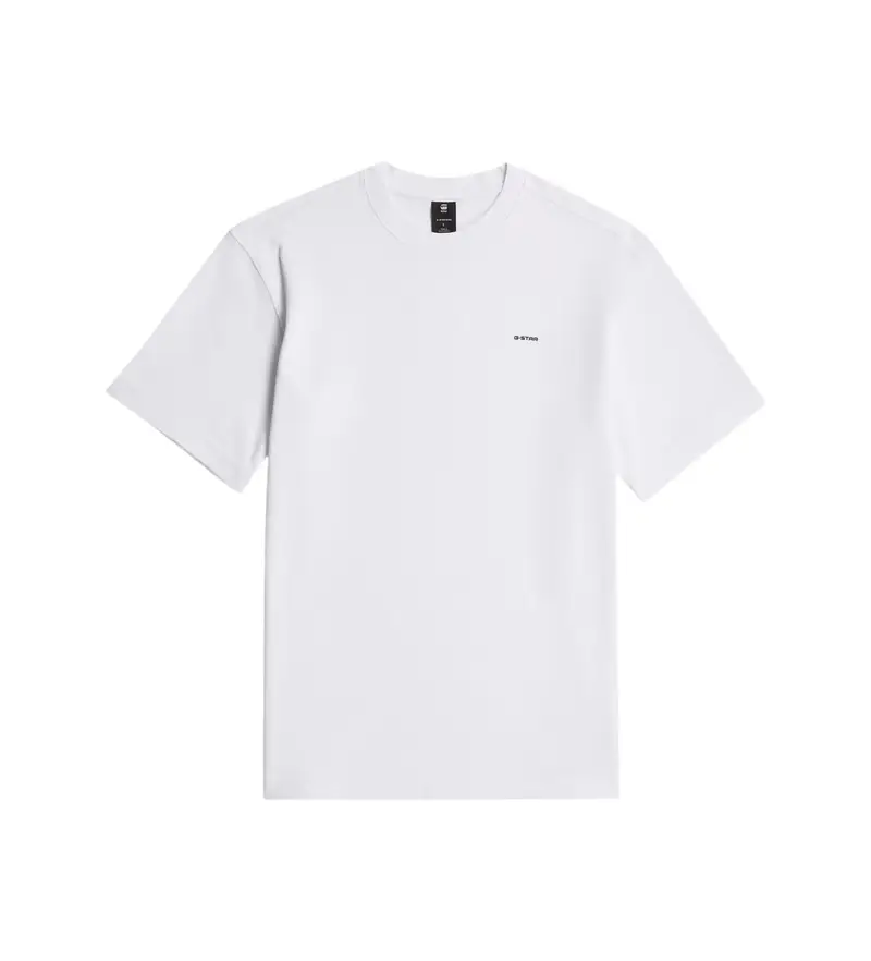 G-star Maglia Uomo Bianco in Cotone Manica Corta