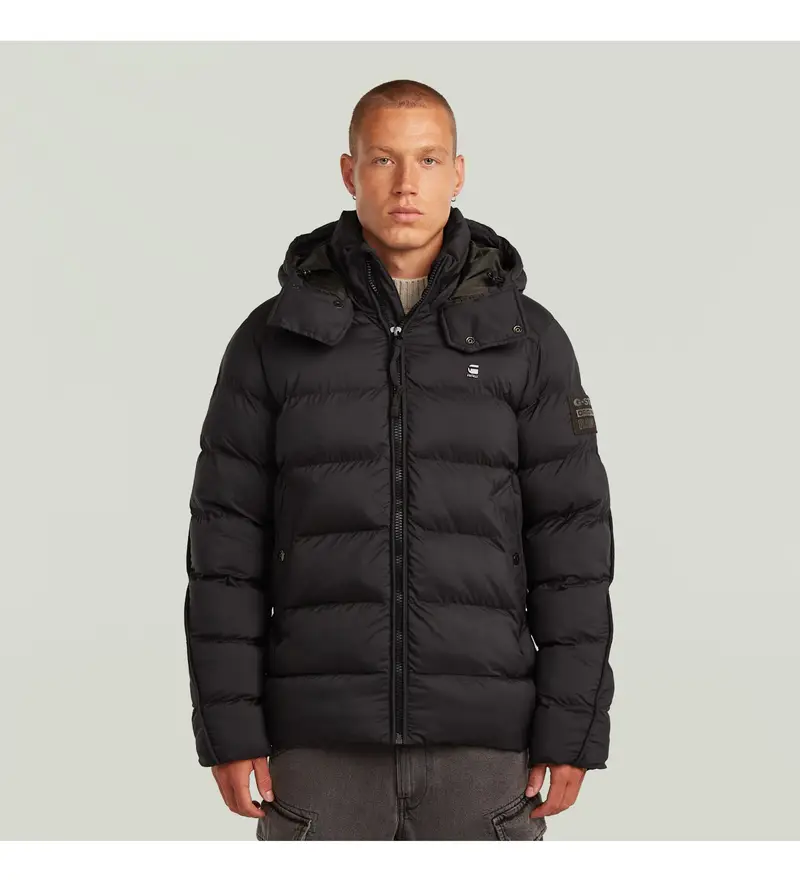 per uomo D28785-D199-6484 Giacca nera G-Whistler (M), Nero, Casual, Poliestere