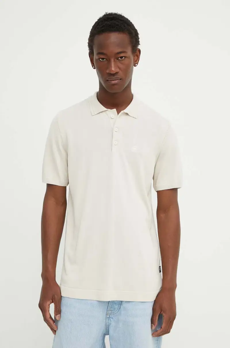 G-Star Polo Uomo Beige 3120876
