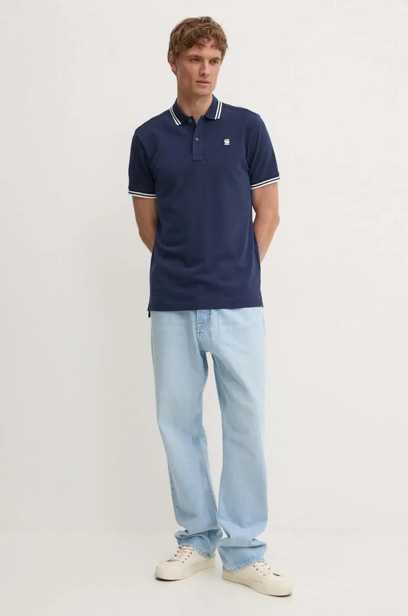 G-Star Polo Uomo Blu 3766448 miniatura 2