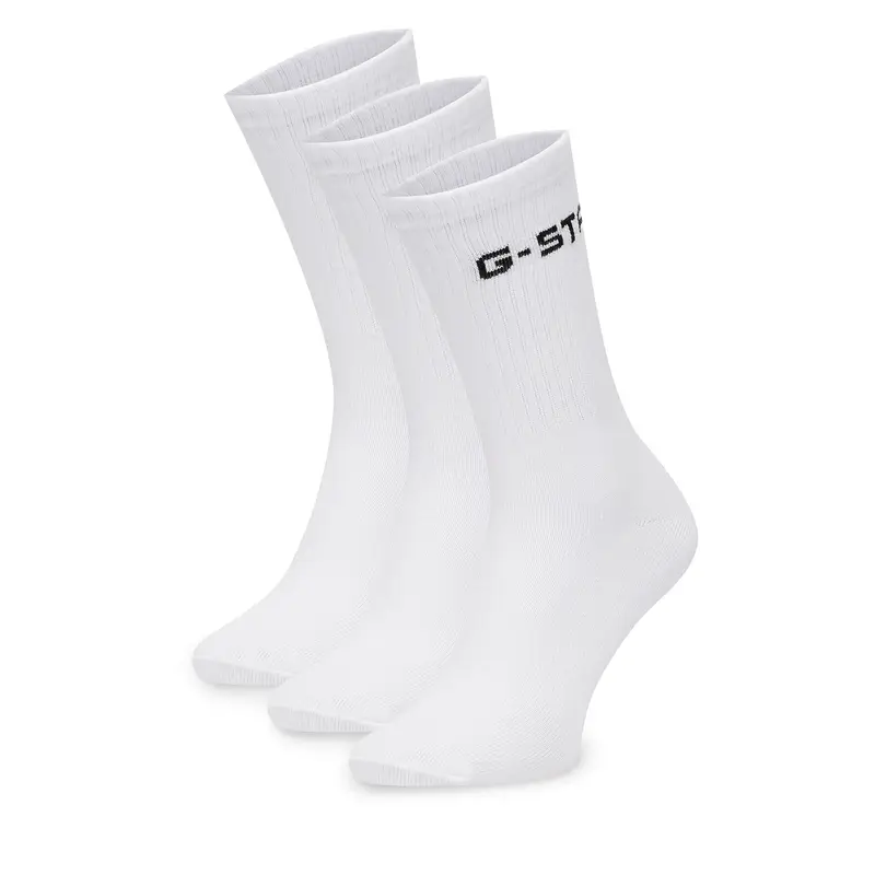 Calzini corti G-Star Raw AS_G_STAR_001W_SS25 (3-PACK) Bianco