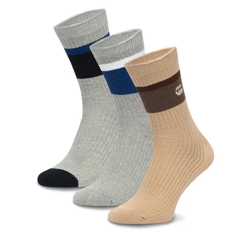 Calzini lunghi G-Star Raw CEO_LA_G-STAR_20258_Z_AW25 (3-PACK) Multicolore