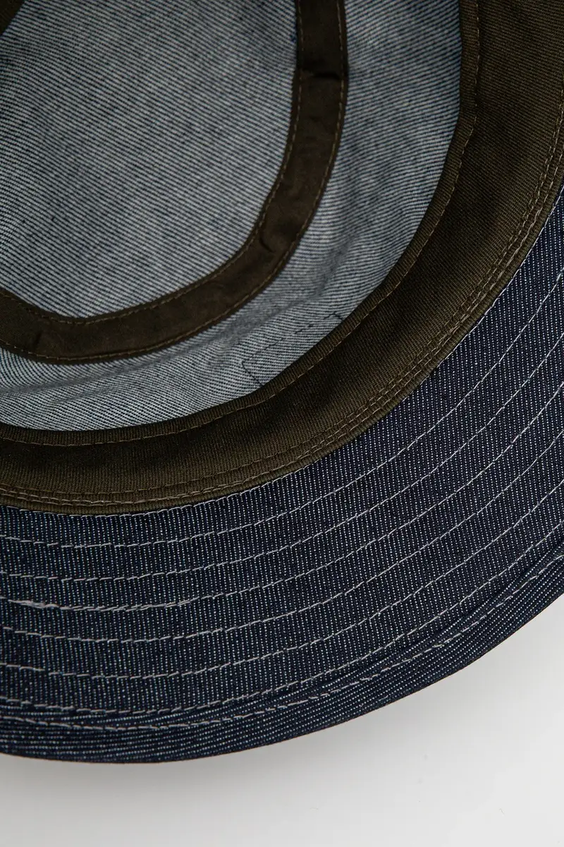 Raw cappello colore blu navy D26265-E023 miniatura 4