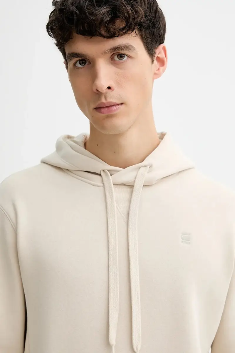 Raw felpa x Sofi Tukker Washed slim rib Beige miniatura 4