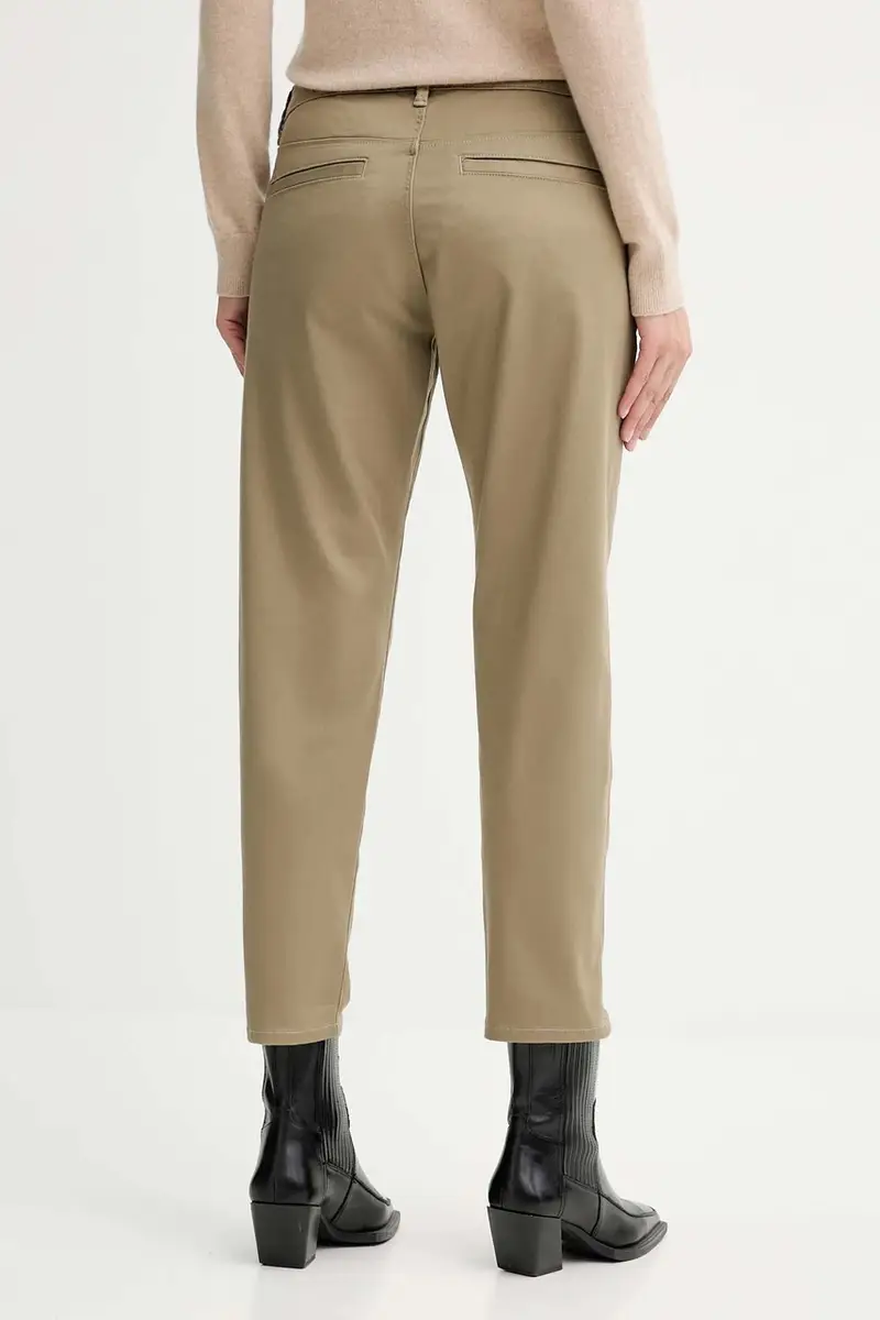 Raw pantaloni donna colore nero D25257-C105 Verde miniatura 3