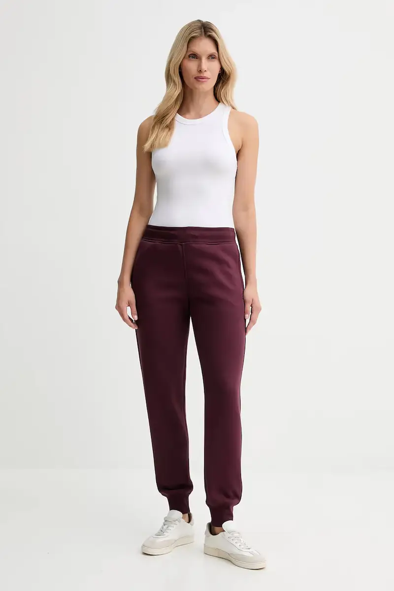 Raw pantaloni tuta colore bianco D21320-C235 Granata miniatura 2