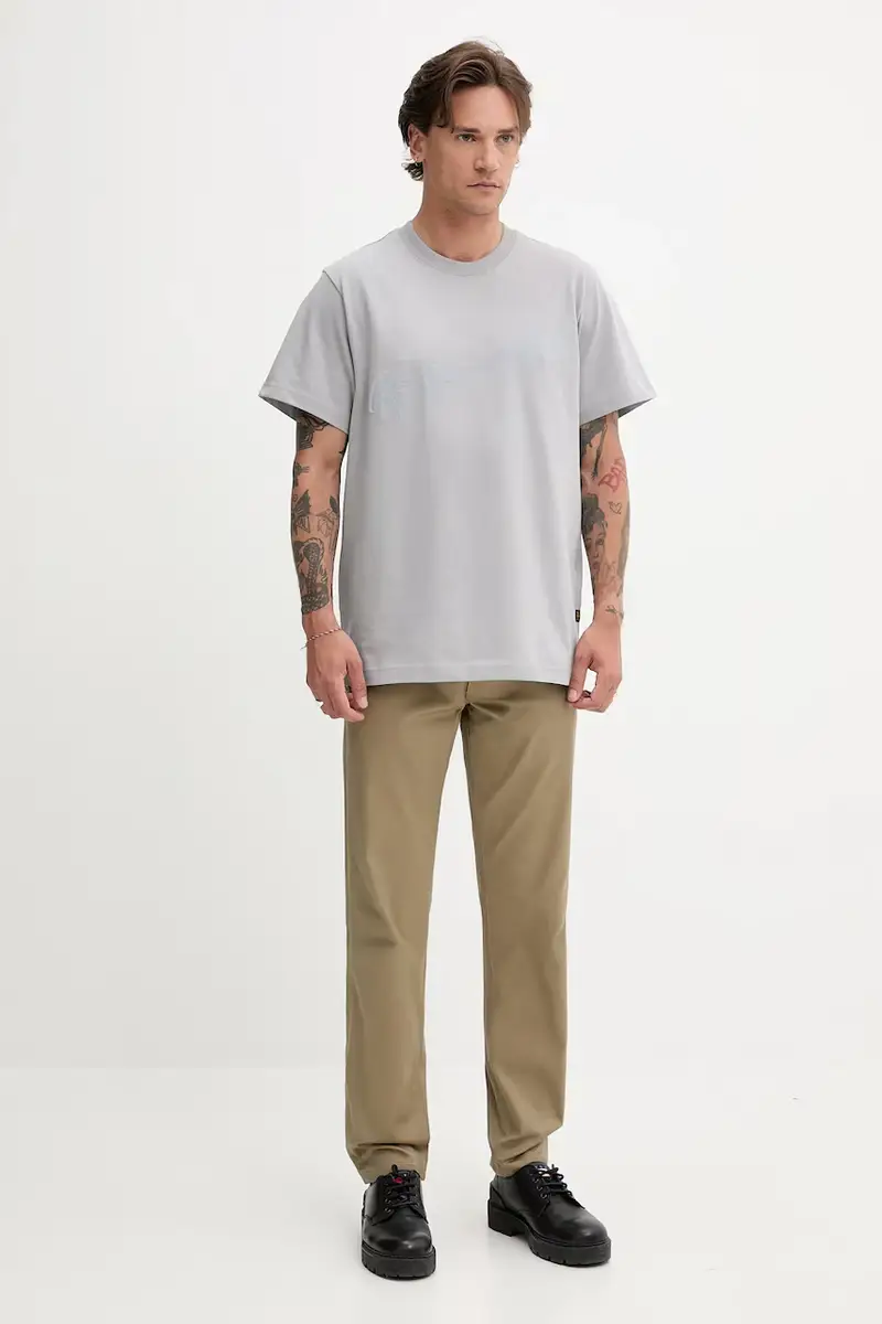 Raw pantaloni uomo colore verde D26400-C105 miniatura 2