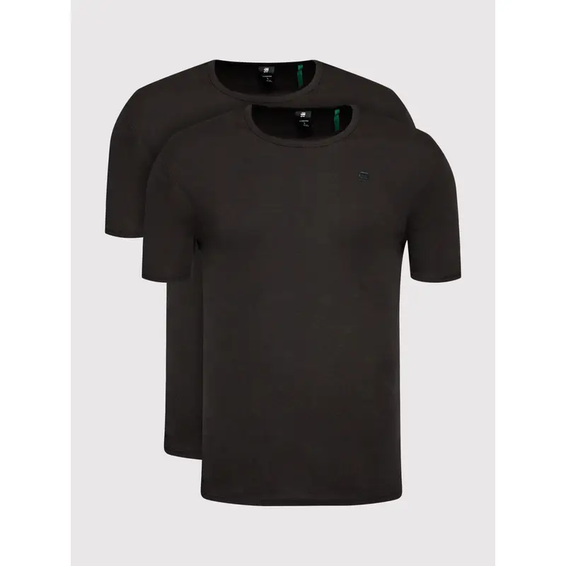Set di t-shirt Base D07205-124-990 Nero Slim Fit