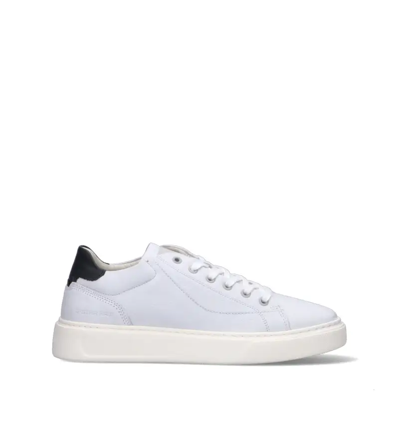 Sneaker uomo bianca in pelle Vario