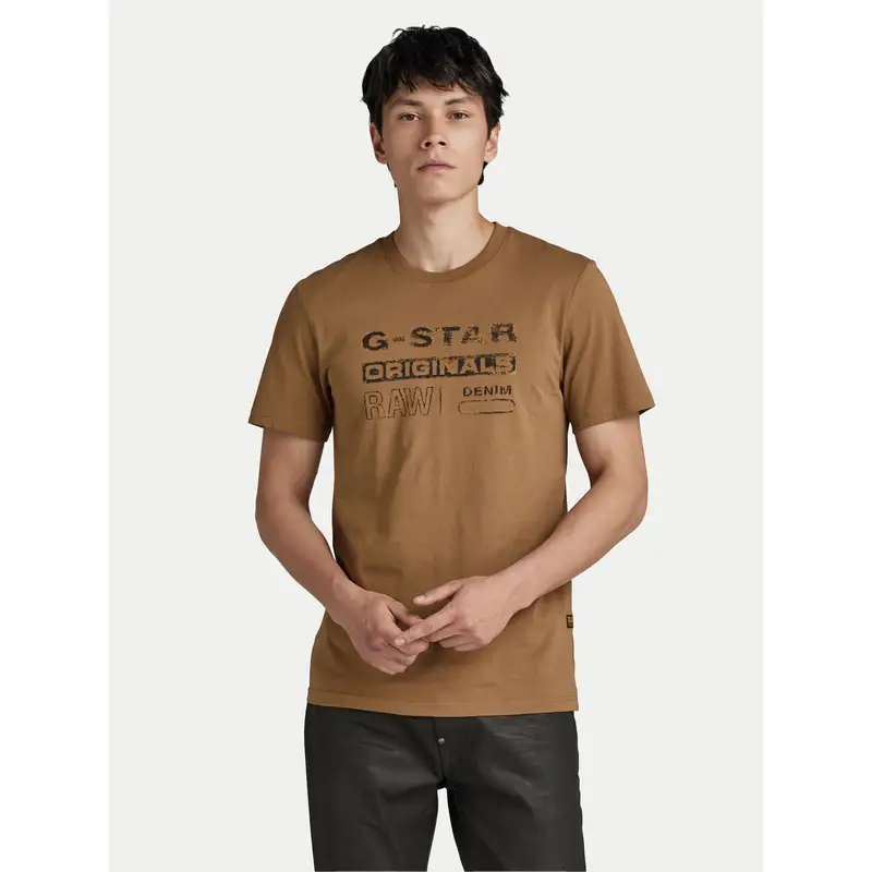 G-Star Raw T-shirt Marrone 3055720