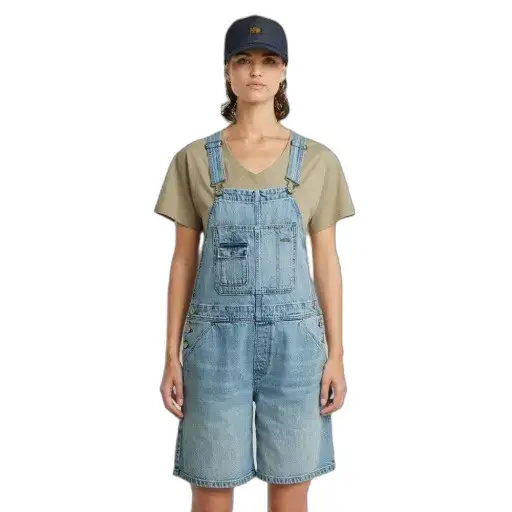 Salopette jeans loose donna G-Star Bowey