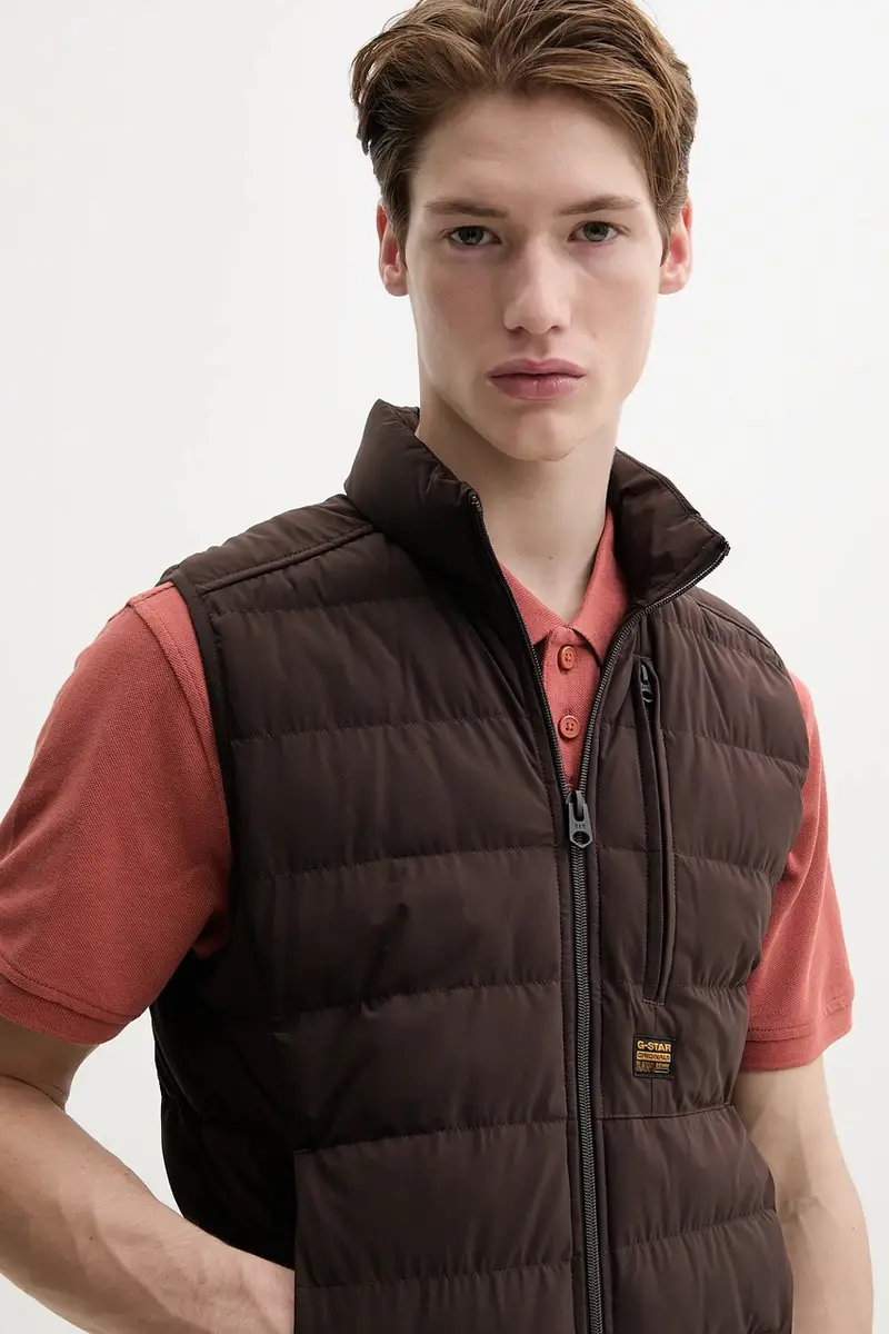 smanicato uomo colore marrone miniatura 4