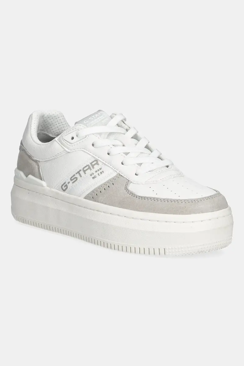 sneakers EVE BSC LEA W donna colore bianco 2411076501.WHT.SLVR