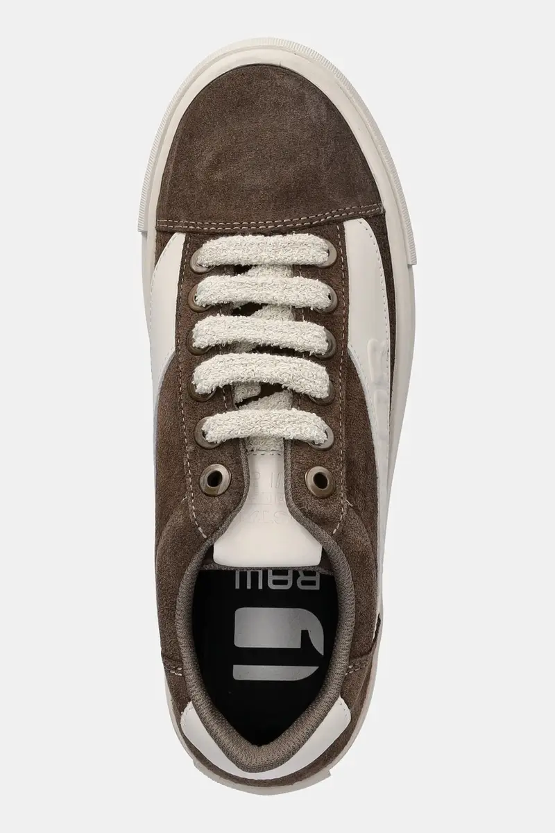 sneakers in camoscio LOOM BSC W donna colore marrone D28158-01-G259 miniatura 4