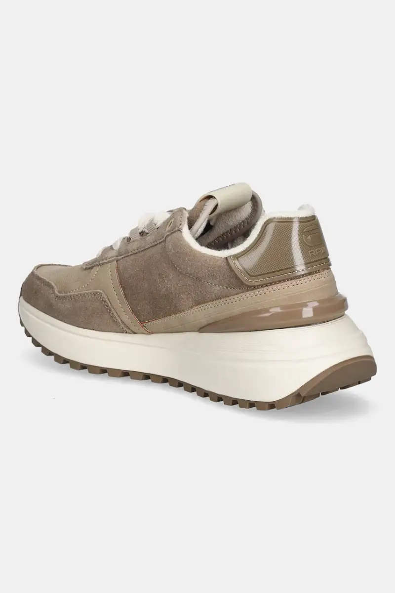 sneakers in camoscio LYN TWL W donna colore marrone D28140-01-5062 miniatura 3